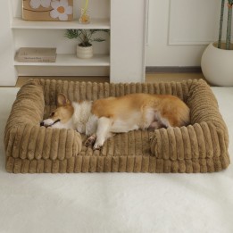 Rectangle Soft Bed for Small Medium Large Dog Cat Orthopedic Waterproof Bed