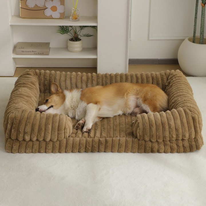 Rectangle Soft Bed for Small Medium Large Dog Cat Orthopedic Waterproof Bed