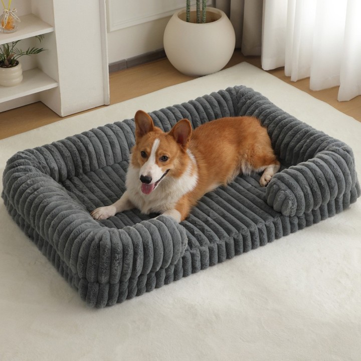 Rectangle Soft Bed for Small Medium Large Dog Cat Orthopedic Waterproof Bed