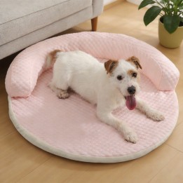 20inch Soft Bed Breathable Mat for Dog Kitty Round Bed