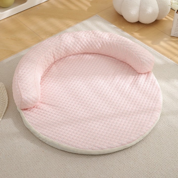 20inch Soft Bed Breathable Mat for Dog Kitty Round Bed