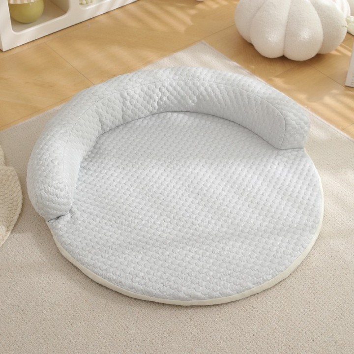 20inch Soft Bed Breathable Mat for Dog Kitty Round Bed